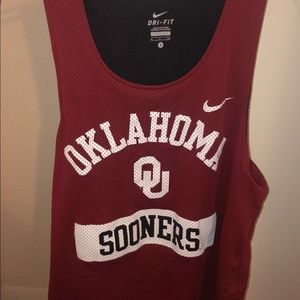 Nike dri fit sooners jersey